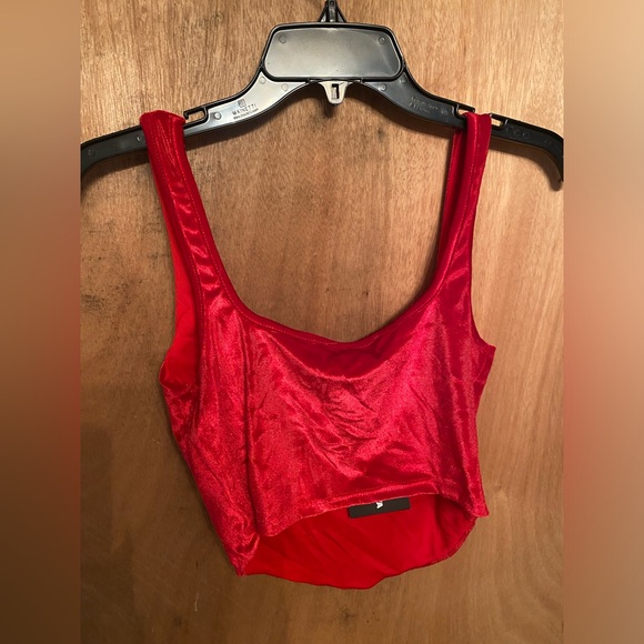 Fashionnova Valentine’s Day Wine and Dine velvet Corset Top - NWT - Picture 12 of 12